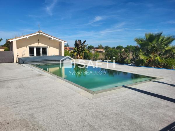 Maison contemporaine 182m2, 4chambres, piscine10x4