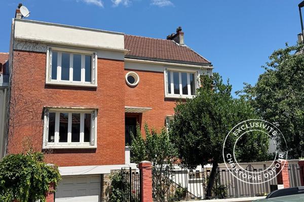 Suresnes - Quartier Caron. Maison de 165 m2, 7 pièces (3/4 chambres et un bureau)