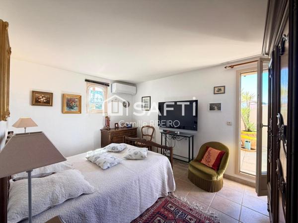 CABESTANY, SUPERBE VILLA T6, 4 FACES, PISCINE, GARAGE
