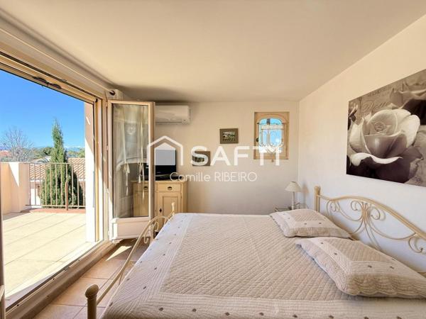 CABESTANY, SUPERBE VILLA T6, 4 FACES, PISCINE, GARAGE
