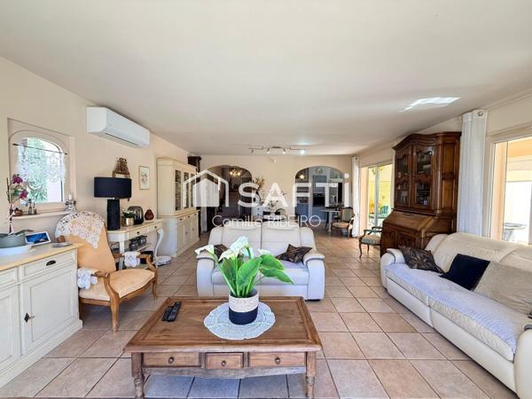CABESTANY, SUPERBE VILLA T6, 4 FACES, PISCINE, GARAGE