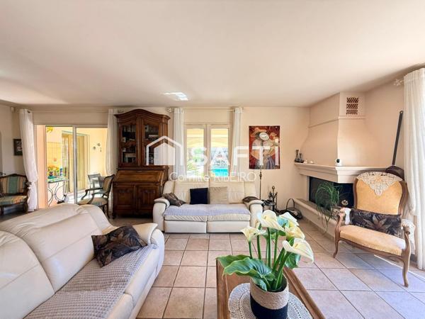 CABESTANY, SUPERBE VILLA T6, 4 FACES, PISCINE, GARAGE