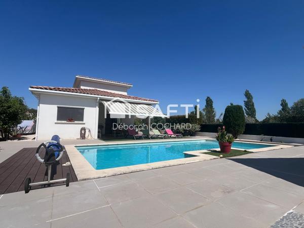JACOU –Superbe villa contemporaine haut de gamme 150 m² avec piscine, pool-house et terrain de 902 m² sans vis-à-vis