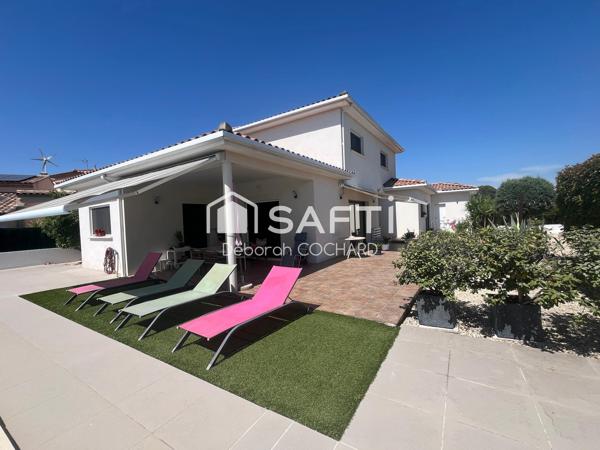 JACOU –Superbe villa contemporaine haut de gamme 150 m² avec piscine, pool-house et terrain de 902 m² sans vis-à-vis