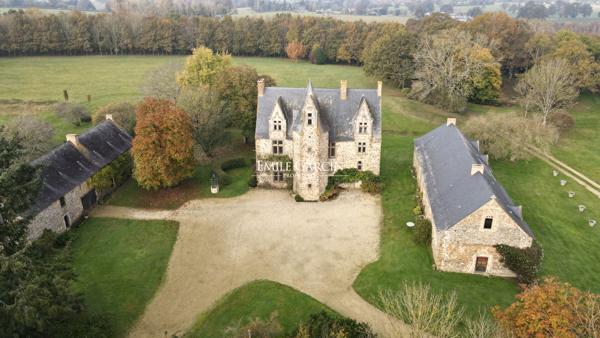 À vendre - Pays de la Loire, chateau, et dépendances en Mayenne