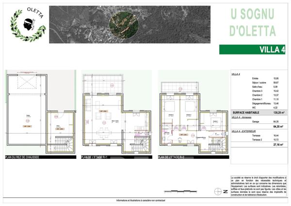 Villa Neuve 138m2 - Domaine Privée - Oletta