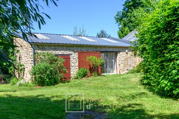 Maison ossature bois avec bassin naturel SAINT GOUSTAN AURAY
