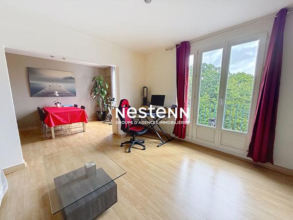 TOURS SUD bel appartement lumineux Type 5 avec balcon SECTEUR CALME
