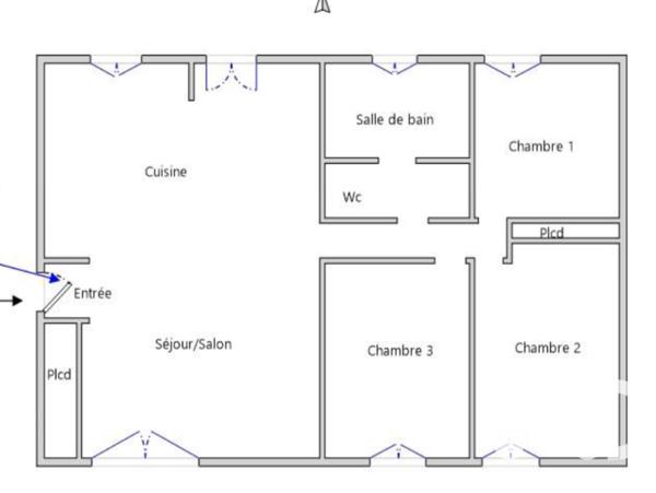 Maison à vendre 4 pièces 85 m² Chartres