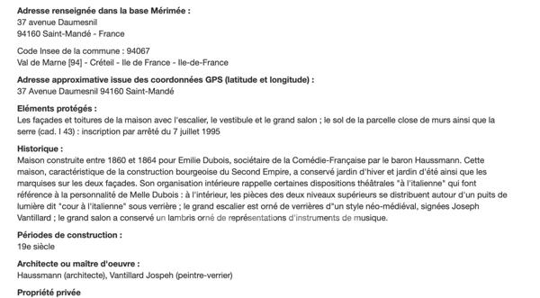 Hôtel particulier du XIXème siècle