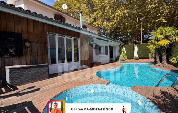 Maison avec studio et grand hangar   Plein centre de Salles