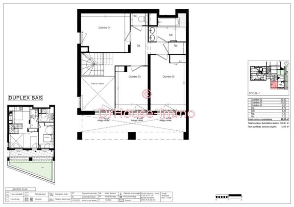 Appartement à vendre 5 pièces de 106 m²