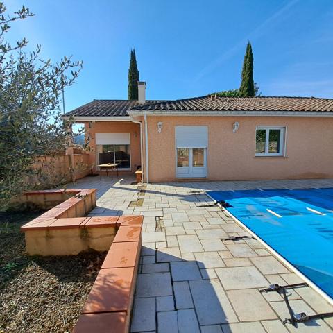 A VENDRE MAISON PLAIN PIED / JARDIN / GARAGE / PISCINE
