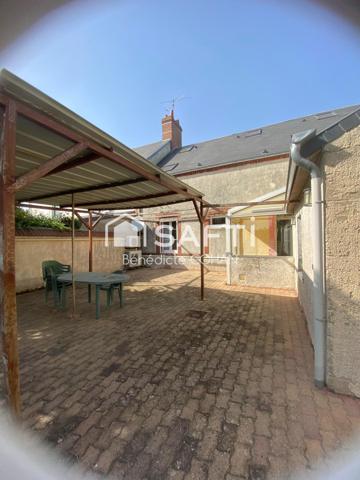 MAISON ANCIENNE DE CARACTÈRE – 146 m² – 4 CHAMBRES – JARDIN & DÉPENDANCES – BON RENDEMENT ÉNERGÉTIQUE (C)