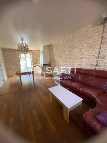 MAISON ANCIENNE DE CARACTÈRE – 146 m² – 4 CHAMBRES – JARDIN & DÉPENDANCES – BON RENDEMENT ÉNERGÉTIQUE (C)