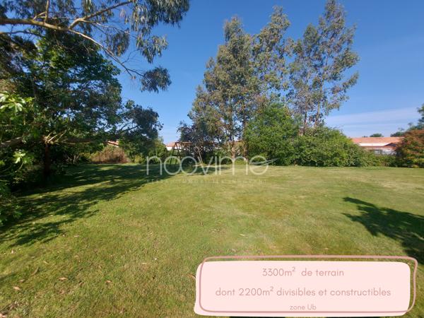 Maison familiale plain-pied - Grand terrain 3300m² divisible et constructible