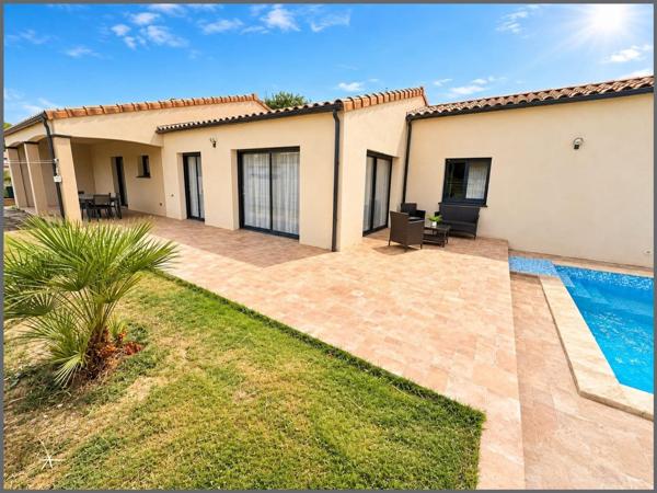 VILLA DE PLAIN-PIED 2019 AVEC PISCINE – 150 m² – 4 CHAMBRES – VILLEMOUSTAUSSOU