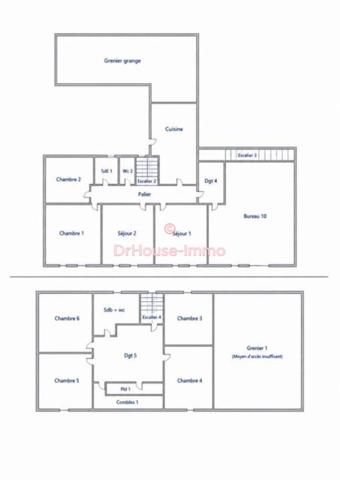 Immeuble à vendre 20 pièces de 448 m²