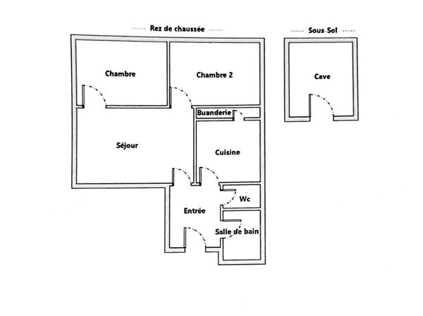 Trois pièces lumineux refait à neuf