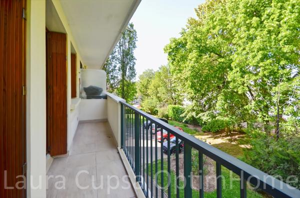 FRESNES - 7 MIN TVM - 3 PIECES - 61,27 m² - 2E ETAGE - BALCON SANS VIS A VIS, CAVE ET PARKING