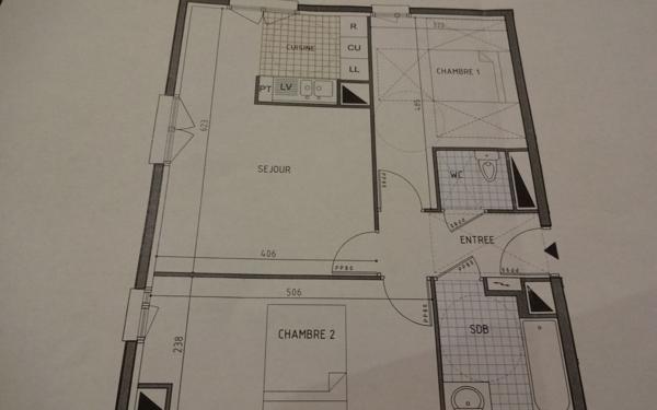 Appartement à vendre    3 pièces • 59,42 m2 Aubervilliers