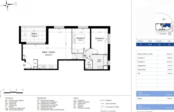 Antibes –Juan-les-Pins - Appartement neuf 3P – 50 m de la Mer