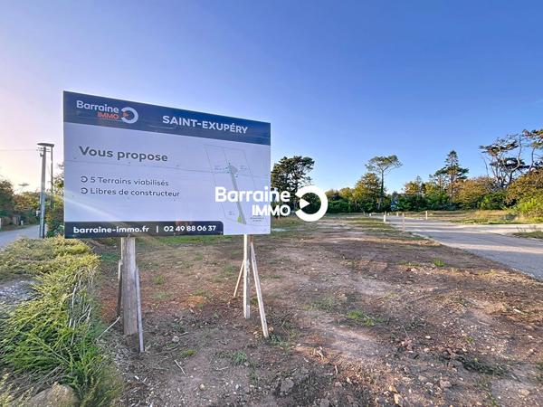 Vente terrain à Crozon 737m²