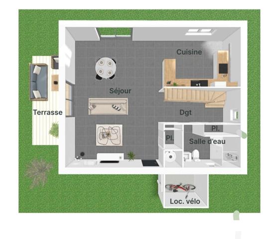 EYSINES - Maison neuve 125 m² habitables sur 500m² de parcelle - Livrée Hors d'eau, hors d'air - proche TRAM D