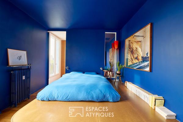 Dernier étage avec balcons et vue dégagée