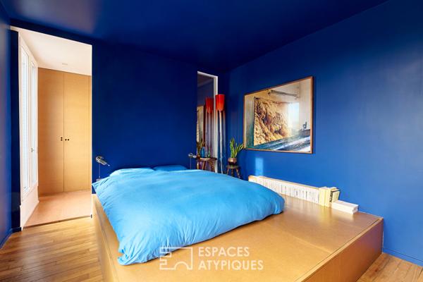 Dernier étage avec balcons et vue dégagée