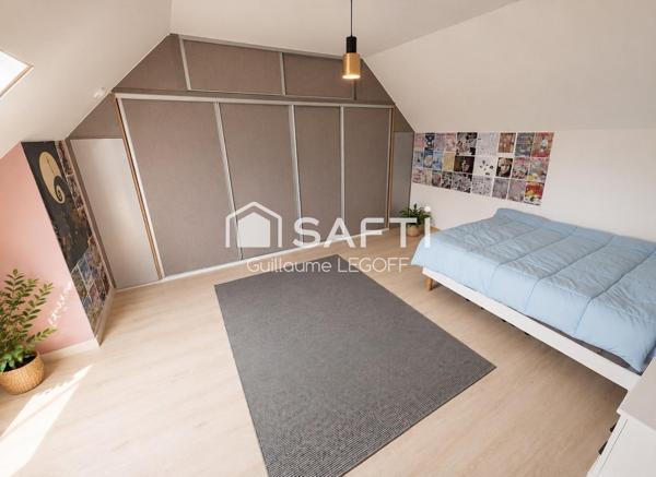 Maison 6 pièces de 165m2 sur un terrain de 1453m2