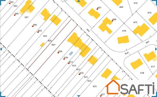 Terrain à PORCELETTE 1033m2