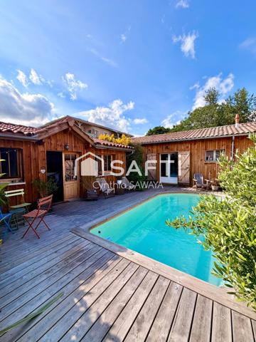 Maison pleine de charme au calme avec dépendance, terrasse intimiste et piscine!