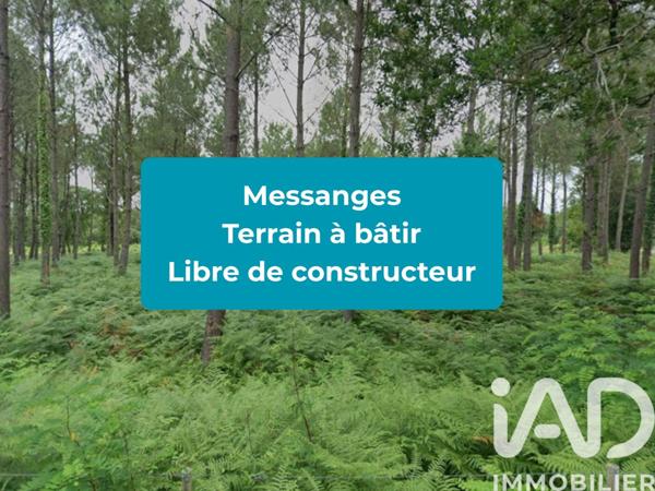 Terrain à vendre 565 m² Messanges