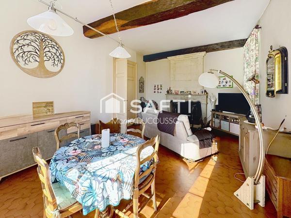 Demeure en pierre avec vue Dordogne