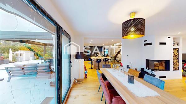 SPLENDIDE MAISON CONTEMPORAINE A DEUX PAS DE LA FRONTIERE SUISSE