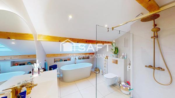 SPLENDIDE MAISON CONTEMPORAINE A DEUX PAS DE LA FRONTIERE SUISSE