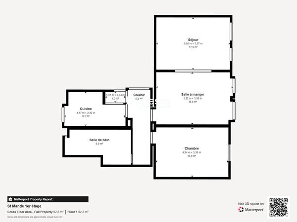 Appartement 3P / 1 chambre - 78m² - Av. du général de Gaulle - A 3min du métro St Mandé