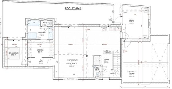 Maison moderne, 5 pièces, 154m2 habitables