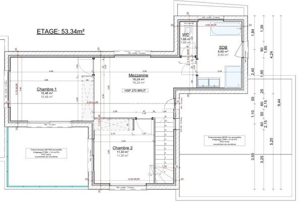 Maison moderne, 5 pièces, 154m2 habitables