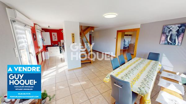 PONTARLIER APPARTEMENT 7 PIECES GARAGE TERRASE DERNIER ETAGE
