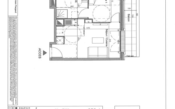 Appartement à louer    2 pièces • 36,90 m2 Le Plessis-Robinson