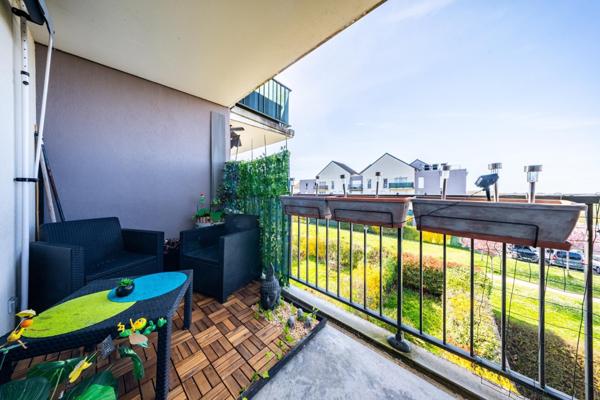 Chevigny 21800 - T3 de 62 m² avec balcon et garage