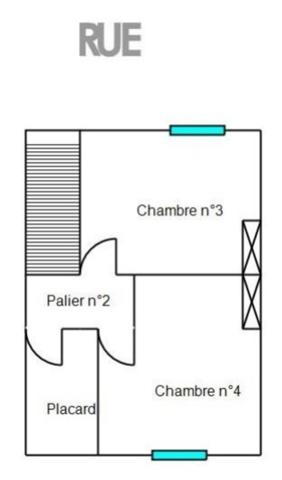 MAISON DE VILLE DE 146 M² – 4 CHAMBRES – BUREAU – COUR ET JARDIN