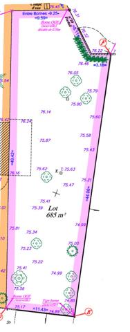 Terrain Lardy 685 m2
