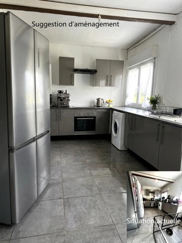 Maison 3 chambres avec jardin – VENDUE LOUÉE – Idéal investisseur – Rousies