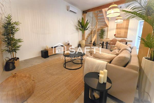 Maison de ville t5  de 151m² avec cour, entièrement rénovée