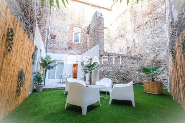 Maison de ville t5  de 151m² avec cour, entièrement rénovée