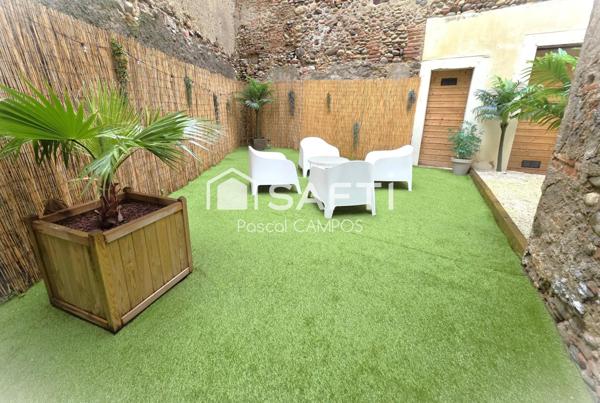 Maison de ville t5  de 151m² avec cour, entièrement rénovée