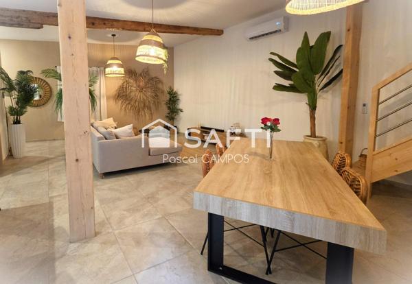 Maison de ville t5  de 151m² avec cour, entièrement rénovée